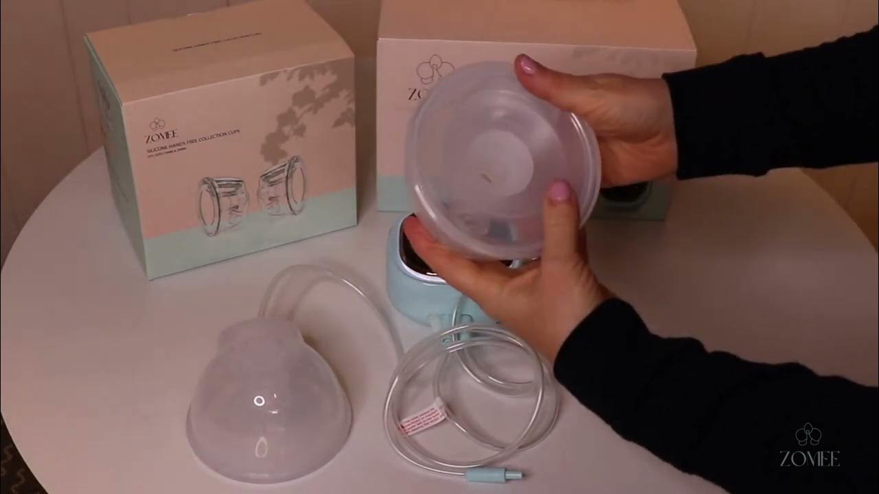 How to Assemble Silicone Hands-Free Collection Cups. 