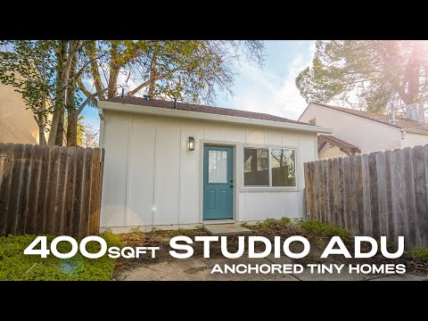 Virtual ADU Tour | 400SQFT Studio ADU | Anchored Tiny Homes