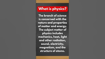 What is Physics | What is the definition of Physics | Simple Definition #mcqs #definition #shorts