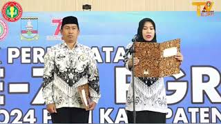 Pembacaan Ikrar Guru dan Kode Etik Guru Indonesia #pbpgri #hutke79pgri