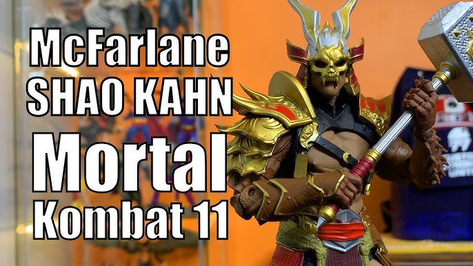 Mortal Kombat SHAO KAHN MK11 Exclusive McFarlane 7” Loose Figure Platinum  New 787926110371
