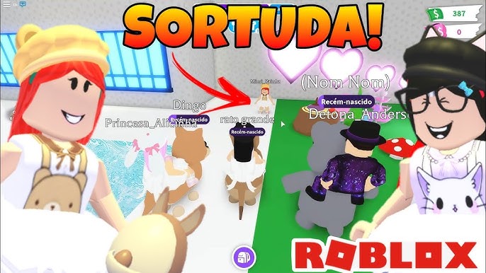 Roblox: MONTAMOS NOS PETS E PERSEGUIMOS UM LADRÃO! (Adopt Me