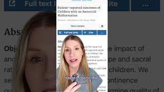 “Patient-reported outcomes of Children with an Anorectal Malformation”