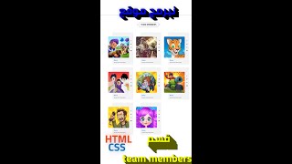 عمل موقع ويب / انشاء قسم team members باستخدام HTML CSS