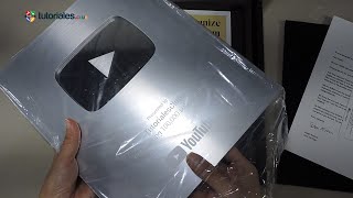 TutorialesClub Premio Botón de reproducción de plata o  Silver Play Button.