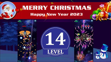 Galaxy Attack: Alien Shooter | Merry Christmas Happy New Year Event 2023 |  Level 14 | By Apache