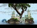 Elven Treehouse Islands | Minecraft Timelapse