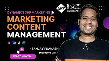 Marketing Content Management in Dynamics 365 Marketing