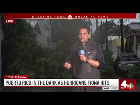 Fiona Devastates Puerto Rico, With Total Blackout and Up to 30 Inches of Rain | NBC New York