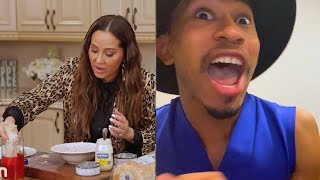 OMKalen: Kalen Reacts to Fruit Punch Tuna Sandwich Prepared by 'The Real' Co-Host Adrienne Houghton