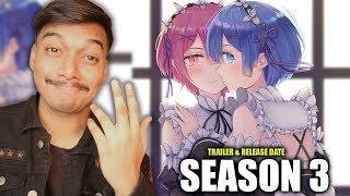 Re Zero Season 3 Is Here Trailer & Release Date