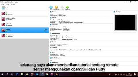 Tutorial Video tentang Remote Server Menggunakan OpenSSH dan Putty
