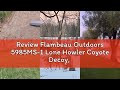 Review Flambeau Outdoors 5985MS-1 Lone Howler Coyote Decoy, One Size
