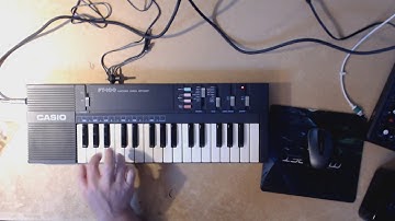 Vintage Casio PT 100 Keyboard