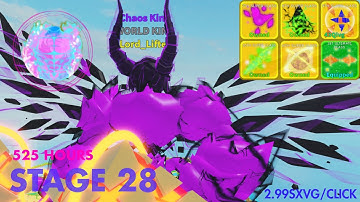 Unlocking Stage 28 in Lifting Simulator. 2.99Sxvg Power per Click!