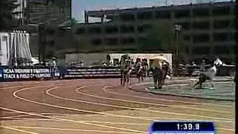 Alysia Johnson Winning NCAA 800