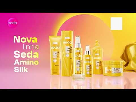 New Seda Amino-Silk line. Absurdly soft hair that glides like silk.