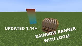 How to Make a Rainbow Banner in Minecraft [UPDATED 1.14+]