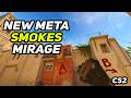 CS2 Mirage - New Meta Smokes To Copy And Use