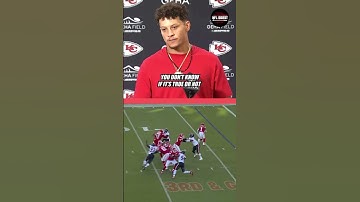 Thumbnail of Pat Mahomes and Andy Reid talk Taylor Swift and Travis Kelce #shorts