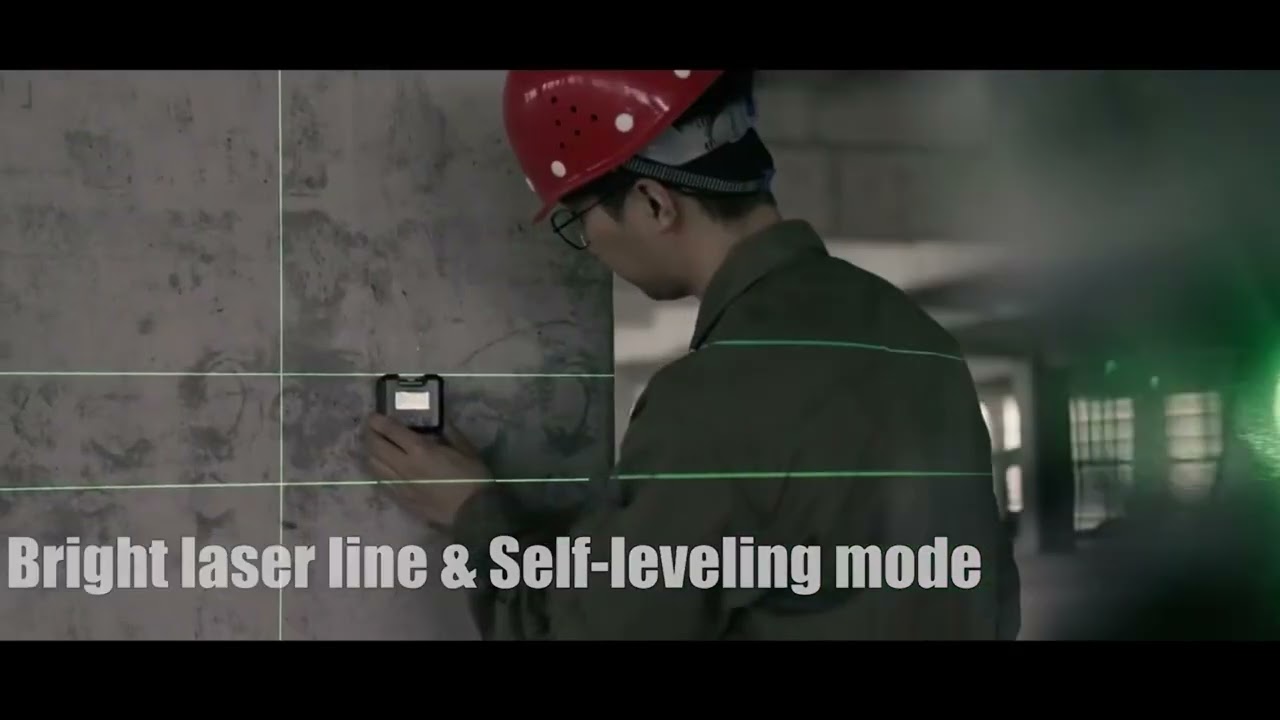 Huepar S04CG 16 Lines 4D Green Beam Laser Level Self-Leveling Cross Li