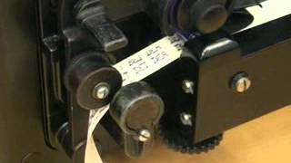 Presse-Hellschreiber printer model "T empf 14" in action