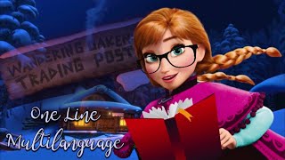 Anna being the translator for 6 minutes straight | One Line Multilinguage | Frozen