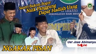 Ngakak pisan santri bakom bogor naik panggung 🤣 ustadz jose abimanyu