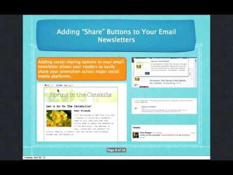 Webinar: Grow Your Online Presence with Email + Social Media