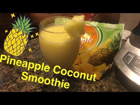 how-to-make:-pineapple-coconut-smoothie