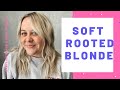 ROOTED BLONDE TUTORIAL | BABYLIGHTS & ROOT SMUDGE