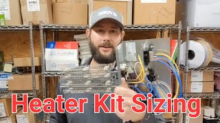 How to size Heater Kit and Wire Sizing HVAC Basics #heaterkit #wiresizing