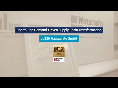 End-to-End Demand-Driven Supply Chain Transformation at BSH Hausgeräte GmbH