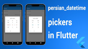 Flutter Tutorial | Flutter Package - persian_datetimepickers