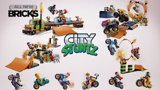 LEGO City Stuntz Compilation of All 2021 Sets with Stunts