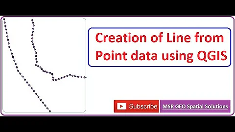 Creation of Line (Path) from Point data using QGIS