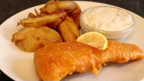 Geleneksel ev yapımı balık ve patates kızartması