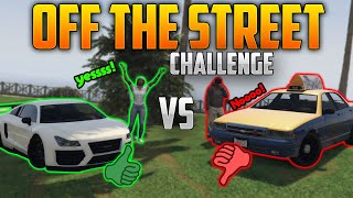 OFF THE STREET CHALLENGE! | GTA 5 Best Car Challenge (Grand Theft Auto V Car Meet Funny Moments)