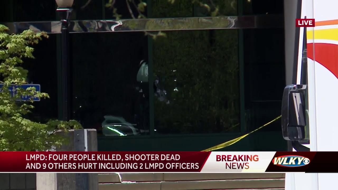 Louisville shooting live coverage: 4 killed, 8 hurt; shooter is also dead