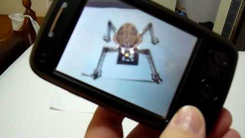 Augmented Reality test app by Kokak for O2 XDA Flame (Windows Mobile 5 PPC)