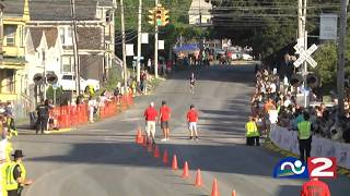 Boilermaker 5K Road Race Finish