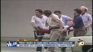 This friday marks 30 years since 21 people were killed and 19 injured
in the mcdonald's massacre san ysidro.