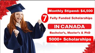 Fully Funded Scholarships in Canada 2024 | No IELTS | How to Apply Online