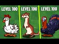 CHICKEN vs TURKEY vs ICE WEASEL - Who Will Win? - PvZ 2 Zombie Vs Zombie