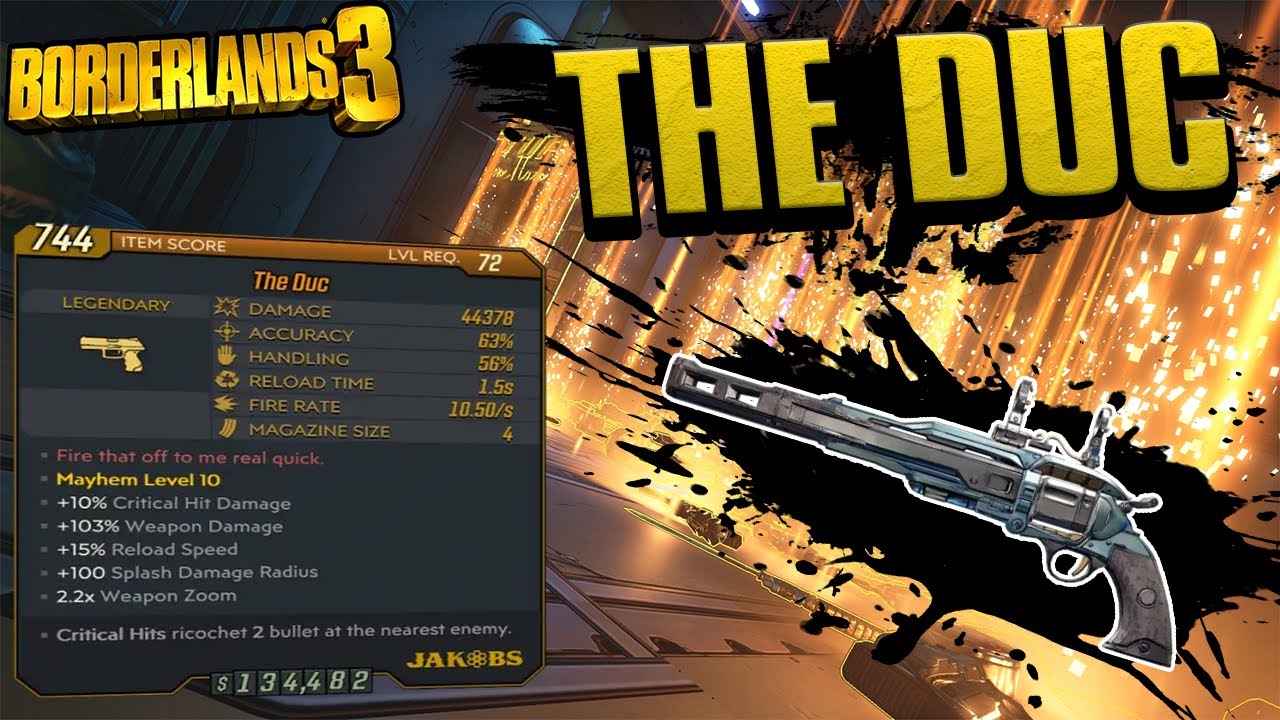 BORDERLANDS 3 | *The Duc* Legendary Farming Guide