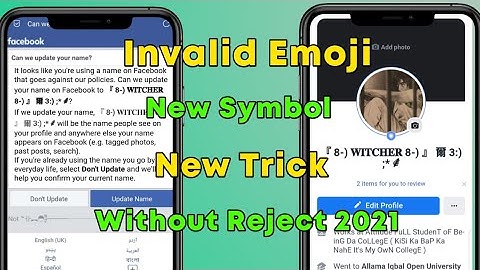 How To Make Invalid Emoji Name Facebook Account 2021 | Facebook New Long Emoji Name Account 2021