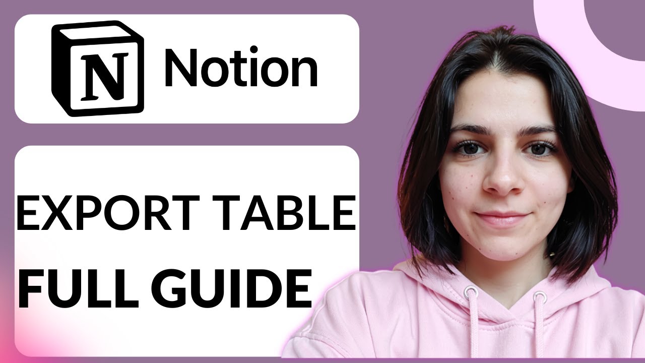 Как экспортировать таблицу Notion | Пошаговое руководство