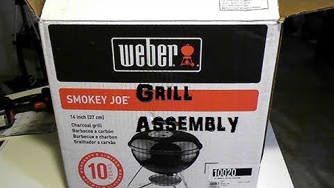 Weber Smokey Joe BBQ Assembly