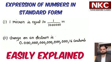 Expressing a number to standard form | Exponents and powers | Class 8 Ch 12 Ex 12.2 Q3