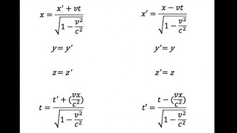 Lorentz transformation equation inverse